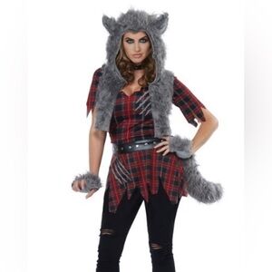 California Costumes She-Wolf Outfit with Faux Fur